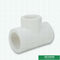 اتصالات لوله بهداشتی سفید Ppr کاهش دهنده اندازه لوازم جانبی لوله های پلاستیکی تامین آب