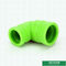 لوله آب پلاستیکی سبز اندازه 20-160 میلی متر برای انتقال مایعات صنعتی به آرنج برابر