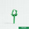 گیره اتصالات لوله های رنگی PPR سبز رنگ بهداشتی برای امکانات استخر