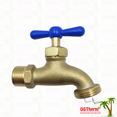 فانوس مسو برنج Bibcock مسو شیر شیر آب شیر آب مواد سفارشی 1/2 " 3/4 "