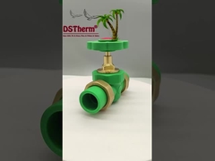 PPR سه بعدی دریچه گلوله ای دوگانه اتحاد قرار داده شده نصب اندازه سفارشی