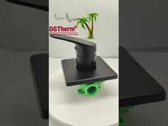 پنل مربع سه طرفه Ppr مخلوط کننده مشکی شستشو شیر مخلوط کننده