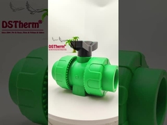 قفل توپ PPR دو قفل توپ با توپ پلاستیکی S2.5 20-63MM لوگو سفارشی