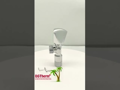 دریچه زاویه ای کروم پوشانده کیفیت تضمین شده طراحی سنتی آشپزخانه حمام دریچه زاویه