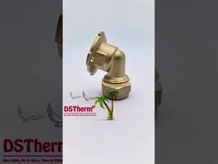 اتصالات برنجی PEX 2 اینچی PN25، زانویی 105 درجه، اتصالات PEX
