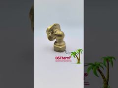 اتصالات برنجی PEX مدل L22MM PN25، 105 درجه، زانویی برنجی PEX