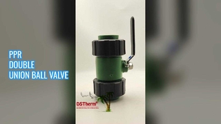 PPR Double Union Ball Valve نصب آسان
