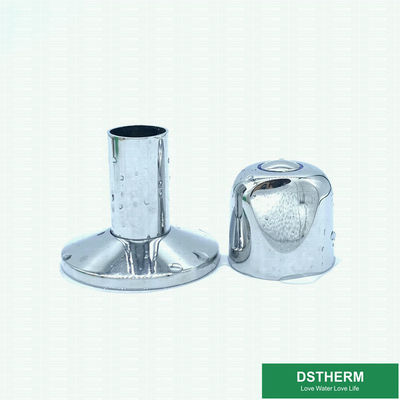 دسته مثلثی پلاستیکی PPR استاپ شیر وزن متوسط ​​نوع کروم آبکاری شده