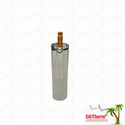کارتریج شیر کرومی با آستین تمدید 1/2 " - 1" اندازه سفارشی
