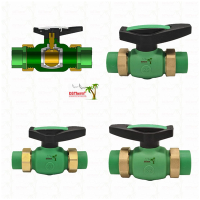 PPR Union Ball Valve Full Bore Ppr Double Union Ball Valve Installation Exposed (پروژه ی PPR با شیر کامل و با سوراخ کامل و با دریچه دوگانه)