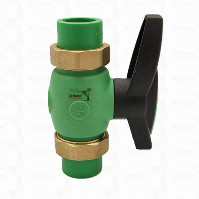 PPR Union Ball Valve Full Bore Ppr Double Union Ball Valve Installation Exposed (پروژه ی PPR با شیر کامل و با سوراخ کامل و با دریچه دوگانه)
