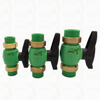 PPR Union Ball Valve Full Bore Ppr Double Union Ball Valve Installation Exposed (پروژه ی PPR با شیر کامل و با سوراخ کامل و با دریچه دوگانه)