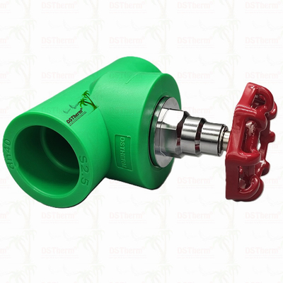 PPR سخت وظیفه دریچه توقف گلوب دریچه تنظیم جریان درمان کریوجنیک عبور صندلی تست 20-110mm