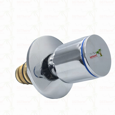 دریچه توقف کرومی Ppr با دستگیره ضد لغزش نگهداری کم 20-32mm اندازه سفارشی