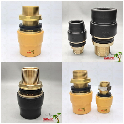 PPR Tank Transit Coupler لوازم جانبی مخزن آب PPR محیط زیست امن و مقرون به صرفه