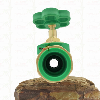 PPR Double Union Ball Valve Exposed Installation مقاومت در برابر خوردگی اندازه سفارشی