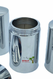 مس / کروم پوشش داده شده دریچه ساقه تمدید آستین 1/2 " - 1" اندازه سفارشی