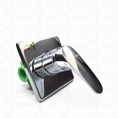 سه راه Ppr مخلوط کننده کروم پوشیده شیر دوش با پانل مربع 20-25mm