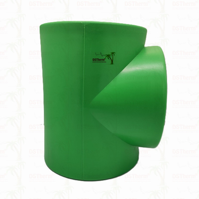 PPR برابر Tee برای سیستم لوله کشی PN25 DN160 دوام بالا Eco Conscious