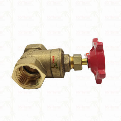 دریچه گیت اتحادیه مس با دسته قرمز 1/2 "-2" اندازه سفارشی ضد خوردگی