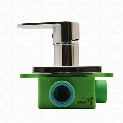 شیر دوش مخلوط کن سه راهه PPR با روکش کروم 20mm 25mm