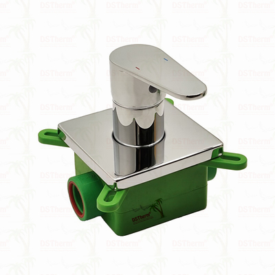 شیر دوش مخلوط کن سه راهه PPR با روکش کروم 20mm 25mm