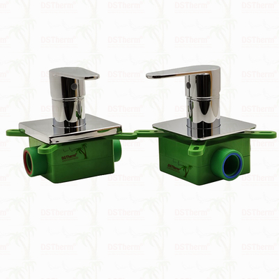 شیر دوش مخلوط کن سه راهه PPR با روکش کروم 20mm 25mm