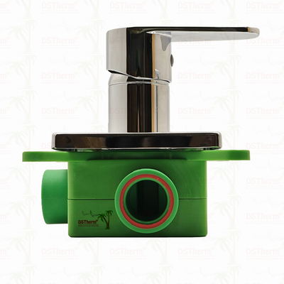 شیر دوش مخلوط کن سه راهه PPR با روکش کروم 20mm 25mm