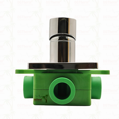 شیر دوش مخلوط کن سه راهه PPR با روکش کروم 20mm 25mm