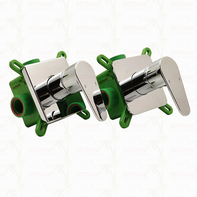 شیر دوش مخلوط کن سه راهه PPR با روکش کروم 20mm 25mm