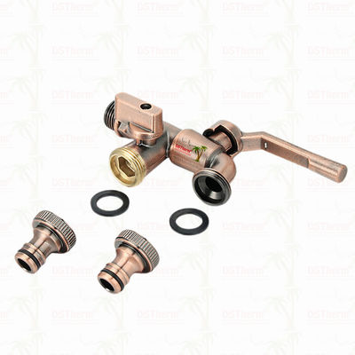 دوتا خروجی باغ باسکول های چوبی نردبان نردبان نردبان شیر آب نردبان 1/2 "-1"