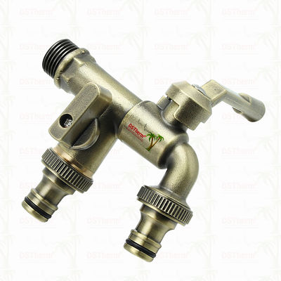 دوتا خروجی باغ باسکول های چوبی نردبان نردبان نردبان شیر آب نردبان 1/2 "-1"