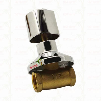 شیر توقف برنجی کرومیزه والپ جهانی مدل آمریکای جنوبی B 1/2 "-1"