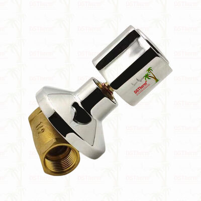 شیر توقف برنجی کرومیزه والپ جهانی مدل آمریکای جنوبی B 1/2 "-1"