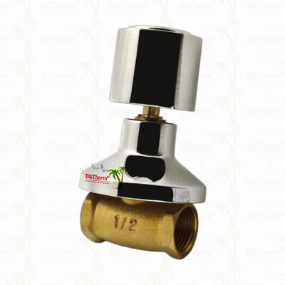 شیر توقف برنجی کرومیزه والپ جهانی مدل آمریکای جنوبی B 1/2 "-1"