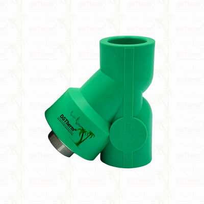 PPR Strainer Valve PN25  Compact Y-Shape Filter Valve 20–32mm for Water Systems