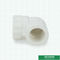 لوازم جانبی لوله پلاستیکی سفید رنگ 90 درجه مقاومت در برابر فشار بالای آرنج زنانه