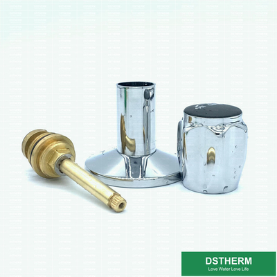 دستگیره شش ضلعی گرد با روکش کروم برای کارتریج های قطعات بالایی شیر توقف