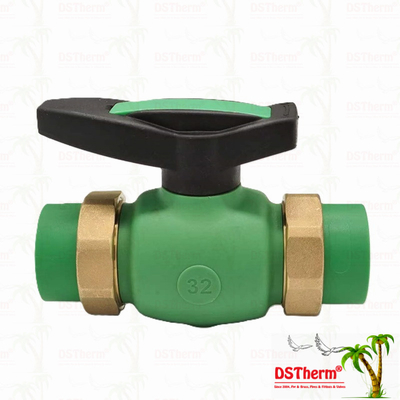 PPR Union Ball Valve Full Bore Ppr Double Union Ball Valve Installation Exposed (پروژه ی PPR با شیر کامل و با سوراخ کامل و با دریچه دوگانه)
