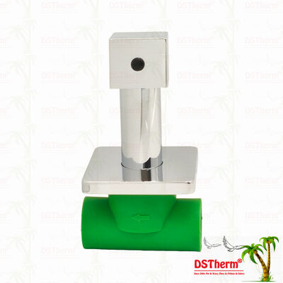 PPR فلش کروم بند با دسته مکعب گلوبال 20-32mm